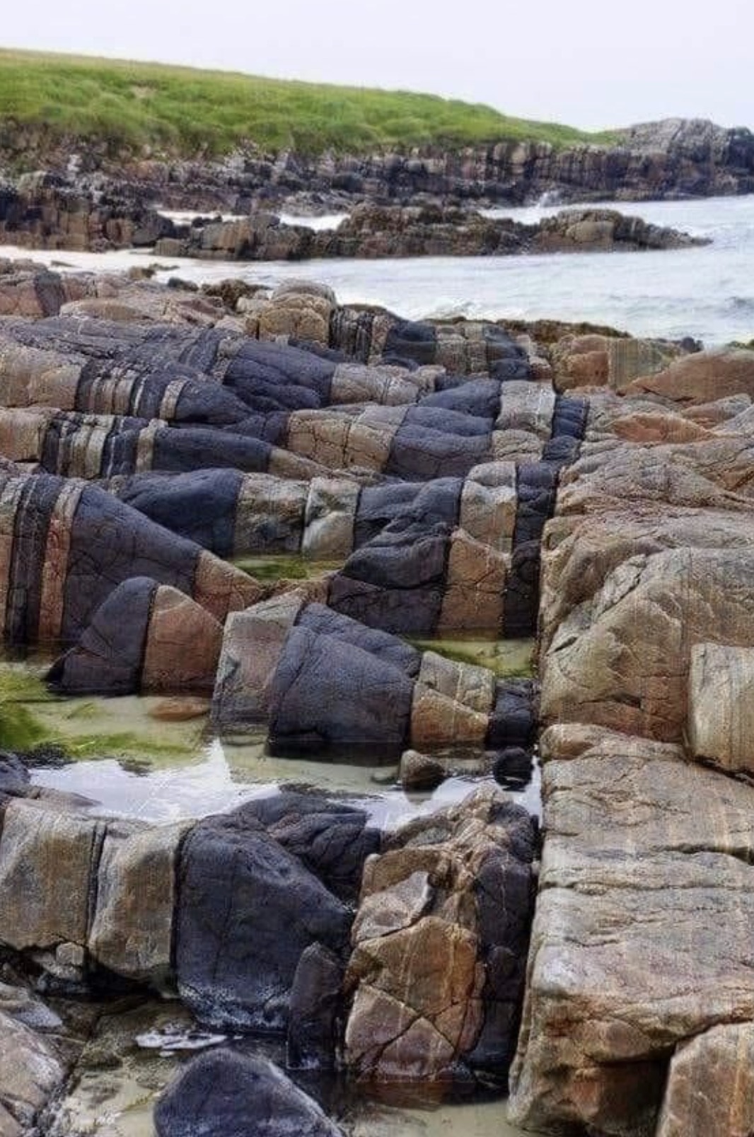 hosta beach rock formations